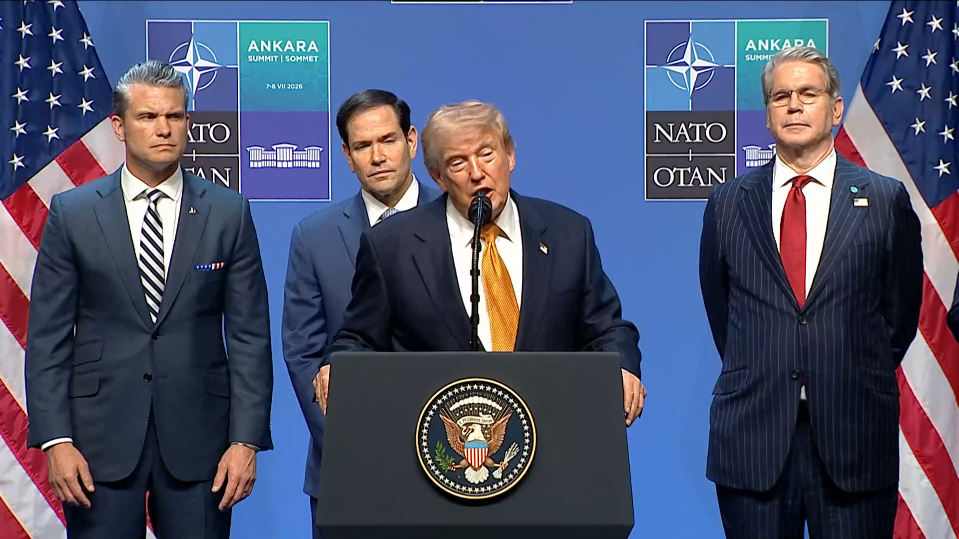 Video thumbnail for Trump says he ‘may be gone’ as he declares himself Iran’s No. 1 target
