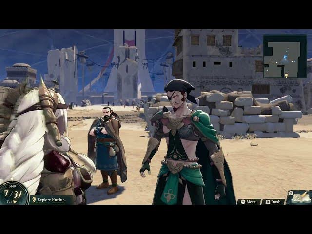 Video thumbnail for Fire Emblem: Fortune's Weave - 1 Theodora Path Ch 9: The White Egg: Talk with Kunlun Citizens, Long