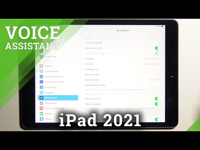 Video thumbnail for How to Disable Siri on iPad 2021 - Shut off Siri Feature on iPad 9th Gen