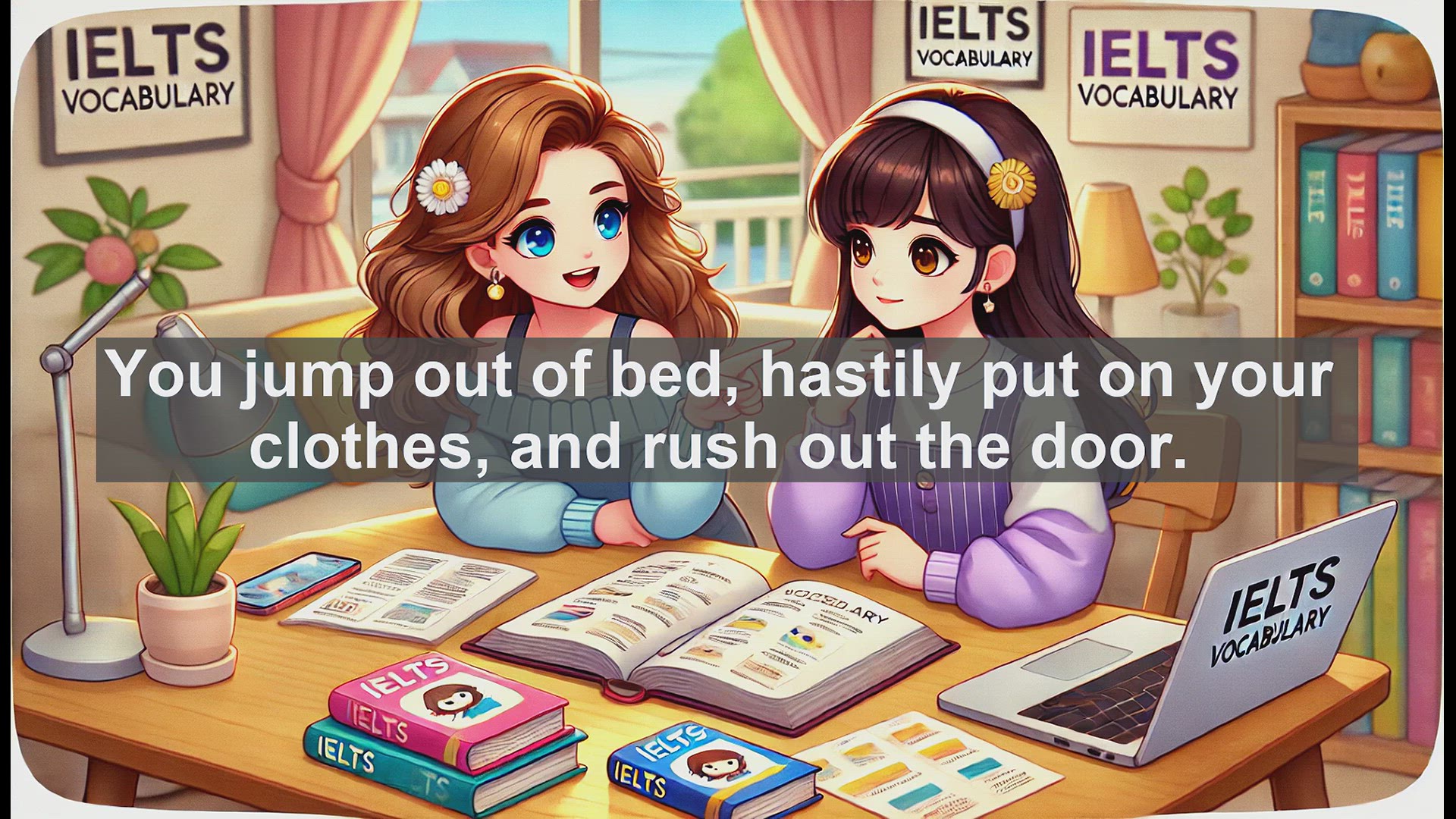 'Video thumbnail for 2500 Must Know IELTS 6.5 Vocabulary - Scramble: A Versatile Word for Hurried Actions'
