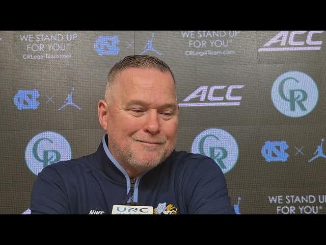 Video thumbnail for #UNC coach Michael Malone press conference after OT win over Charlotte