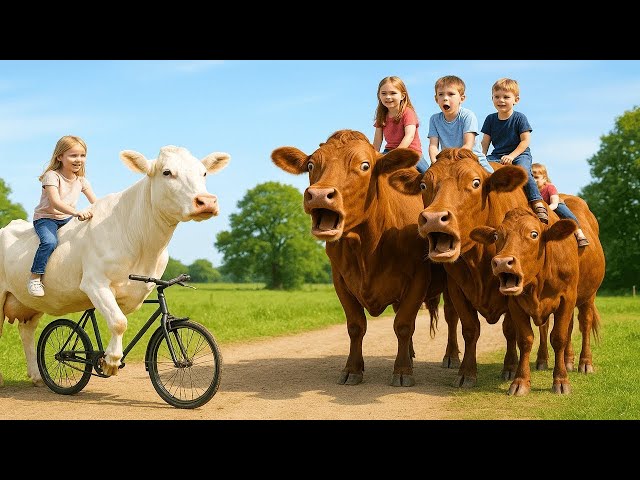 Video thumbnail for Puluhan sapi lembu jinak berbaris rapi mengawali perjalanan panjang menuju lahan hijau Video Baru