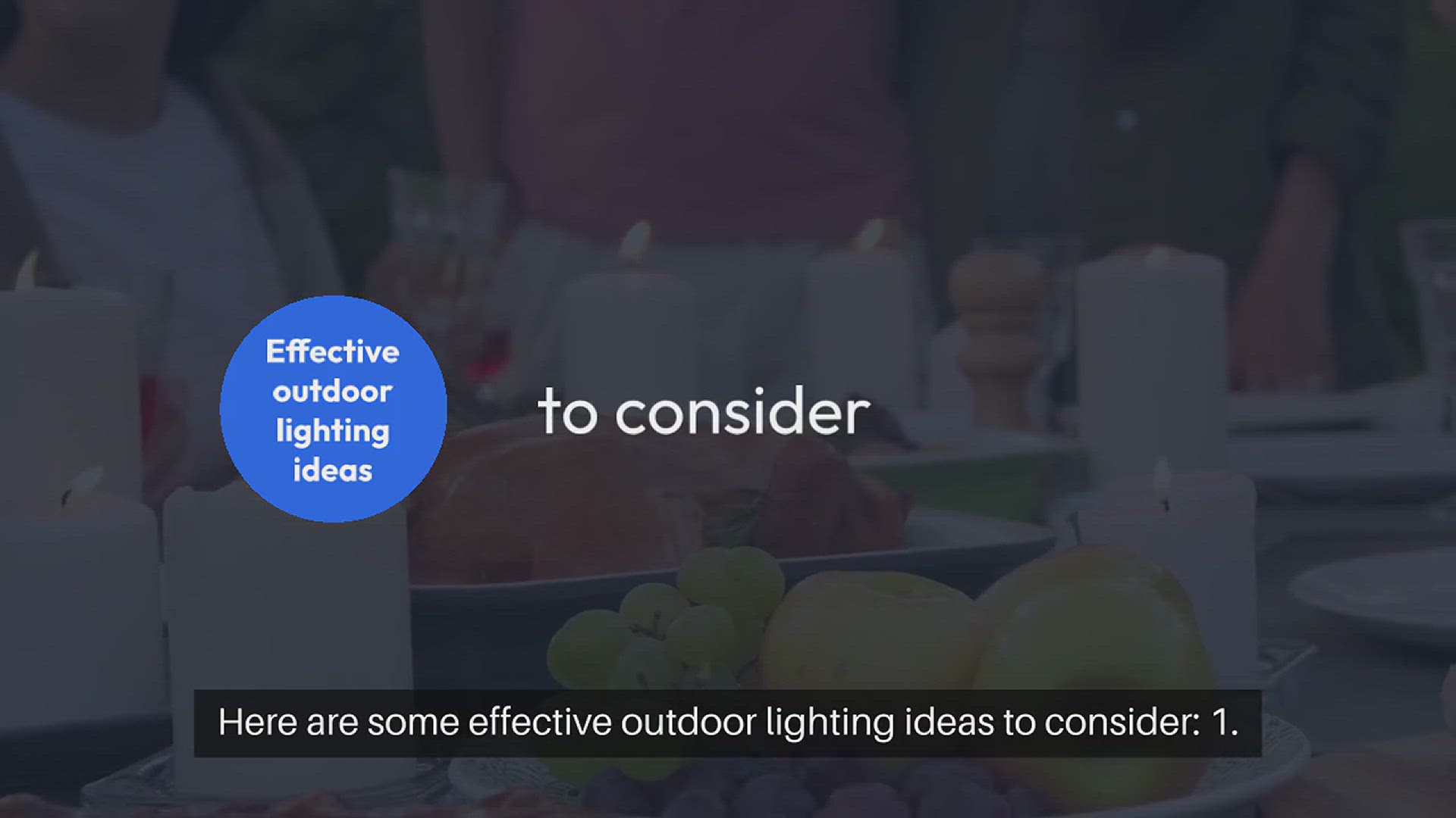 Video thumbnail for Outdoor Lighting Ideas