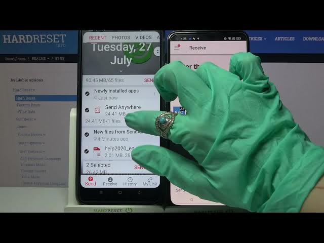 Video thumbnail for How to Transfer Files from Android Device to REALME GT 5G – Use Send Anywhere App
