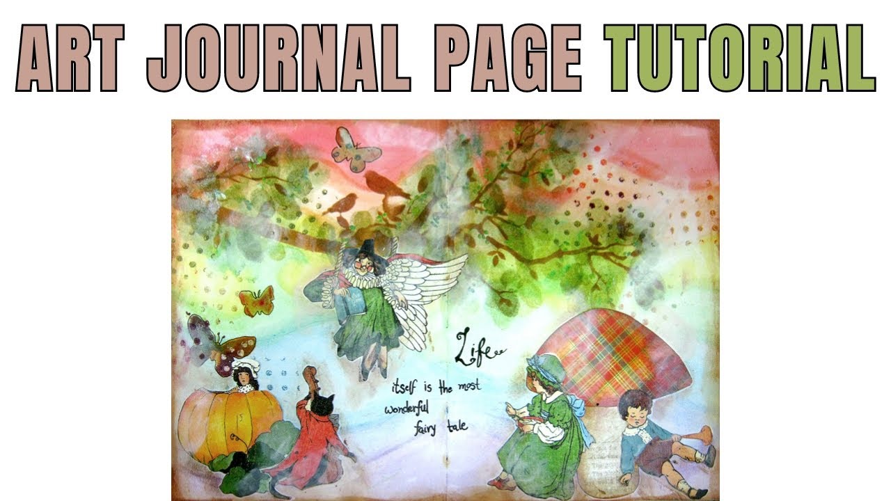 Video thumbnail for Art Journal Page Tutorial: Create a Scene