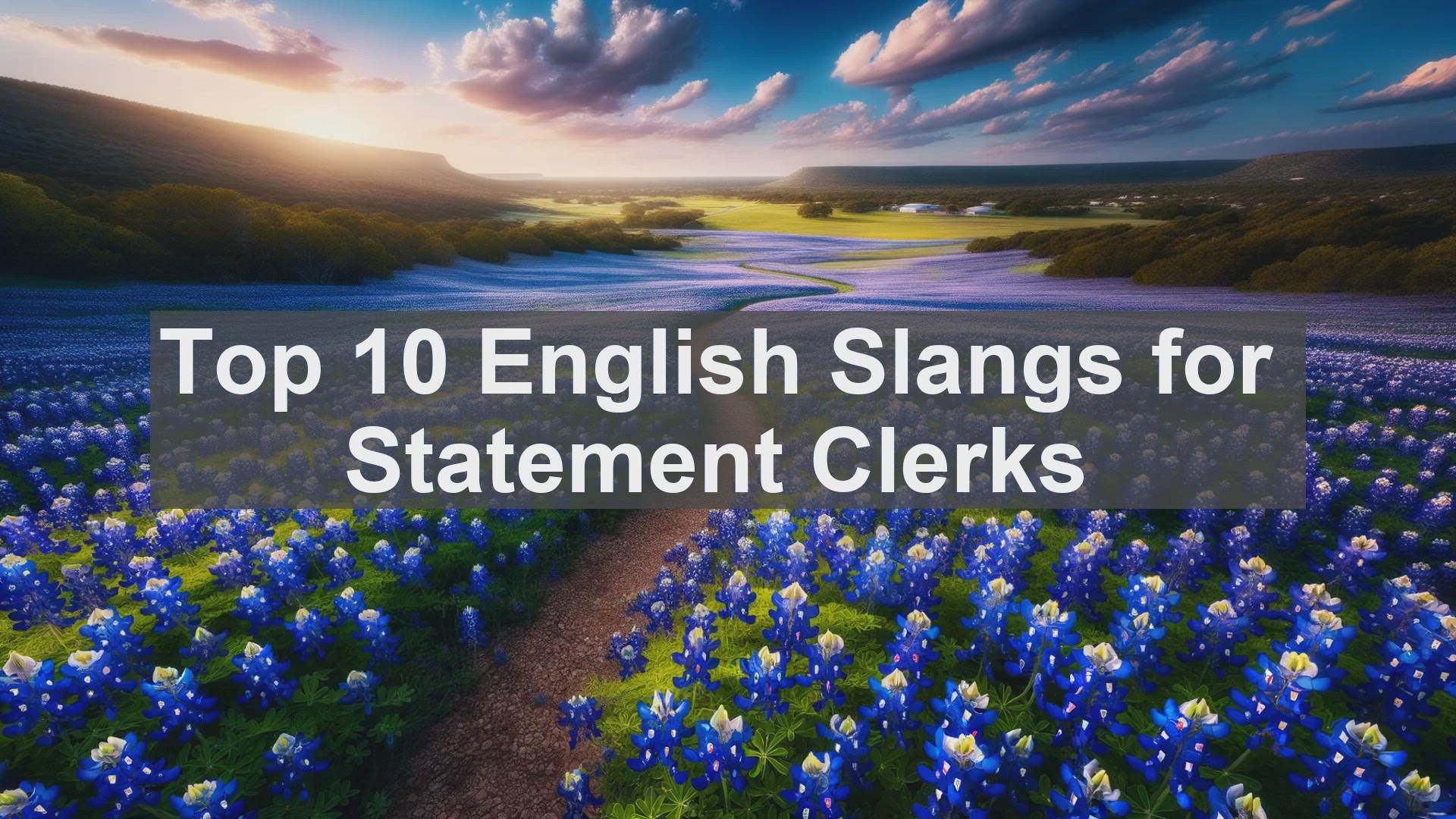 'Video thumbnail for Top 10 English Slangs for Statement Clerks'