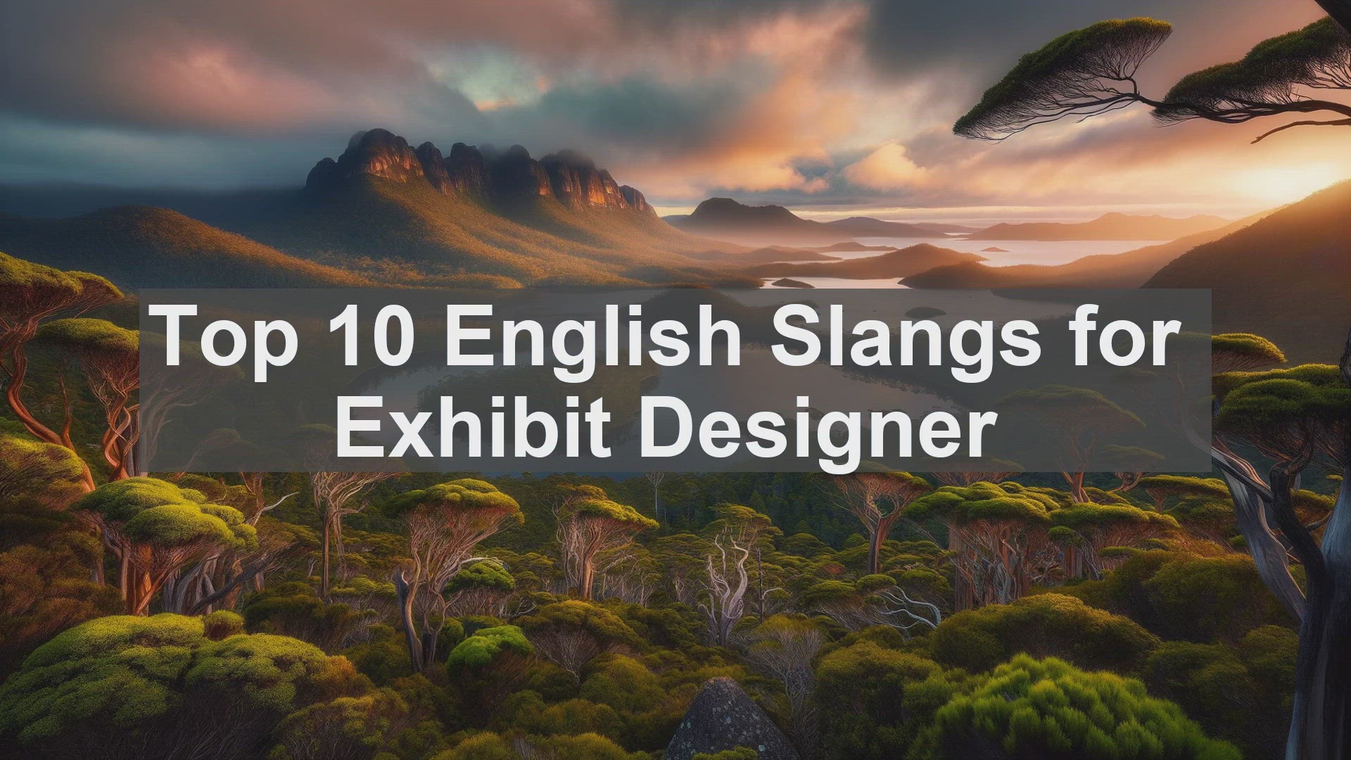 'Video thumbnail for Top 10 English Slangs for Exhibit Designer'