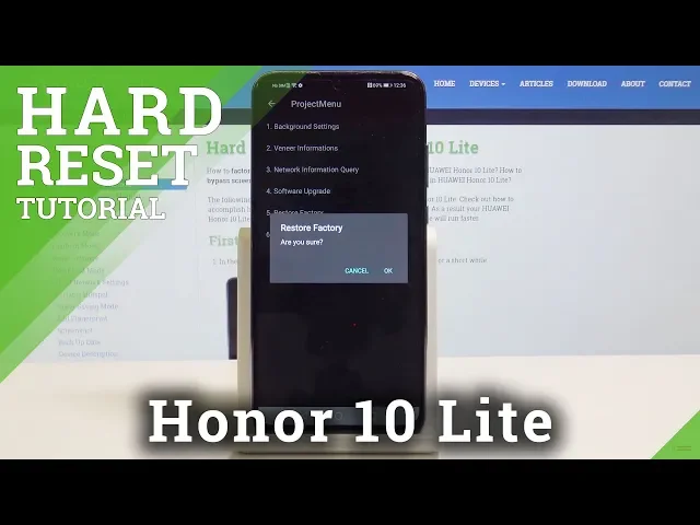 Video thumbnail for How to Hard Reset Honor 10 Lite - Secret Code Method