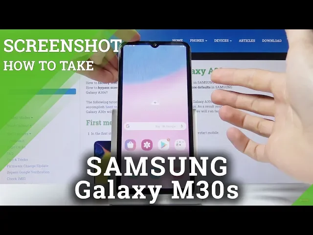Video thumbnail for How to Take Screenshot in SAMSUNG Galaxy A30s – Capture Screen