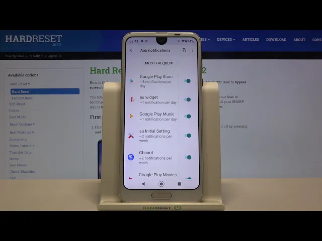 Video thumbnail for How to Change Notifications Settings on SHARP Aquos R2 – Manage Notifications