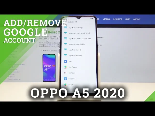 Video thumbnail for How to Add & Remove Google Account in OPPO A5 2020 – Manage Google Account