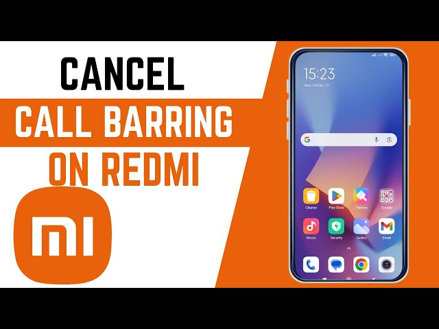 Video thumbnail for How To Cancel Call Barring On Xiaomi Redmi Smartphone