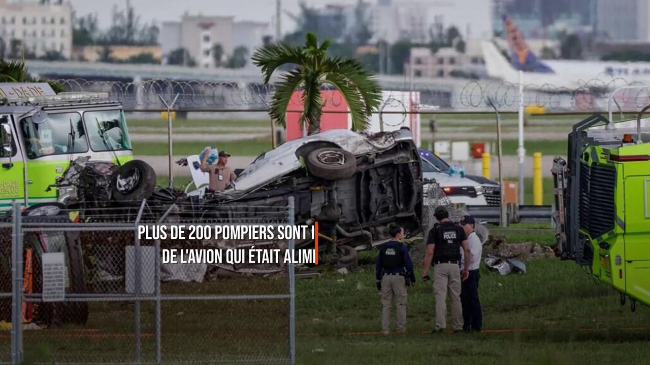 Video thumbnail for Cinq morts après le crash d'un avion-cargo d'Amazon à l'aéroport de Miami.