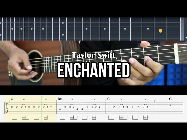 Video thumbnail for Enchanted - Taylor Swift | EASY Guitar Lessons TAB for Beginners - Guitar Tutorial