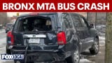 Video thumbnail for 7 injured as MTA bus hits multiple cars in the Bronx