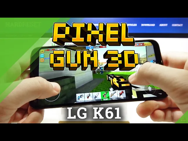 Video thumbnail for Pixel Gun 3D Gameplay on LG K61 - Gaming Quality Test