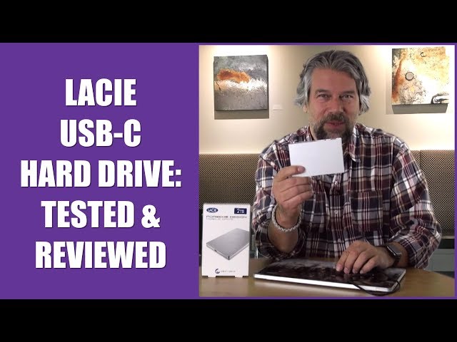 Video thumbnail for LaCie Porsche Design USB-C Hard Drive -- TESTED & REVIEWED