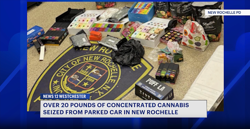 Video thumbnail for Police seize over 20 pounds of cannabis from parked car