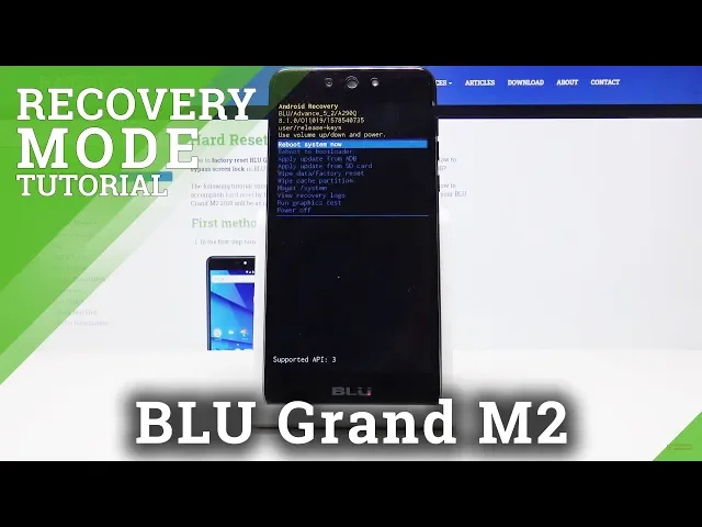 Video thumbnail for How to Enter Recovery Mode in BLU Grand M2 – Hidden Recovery System