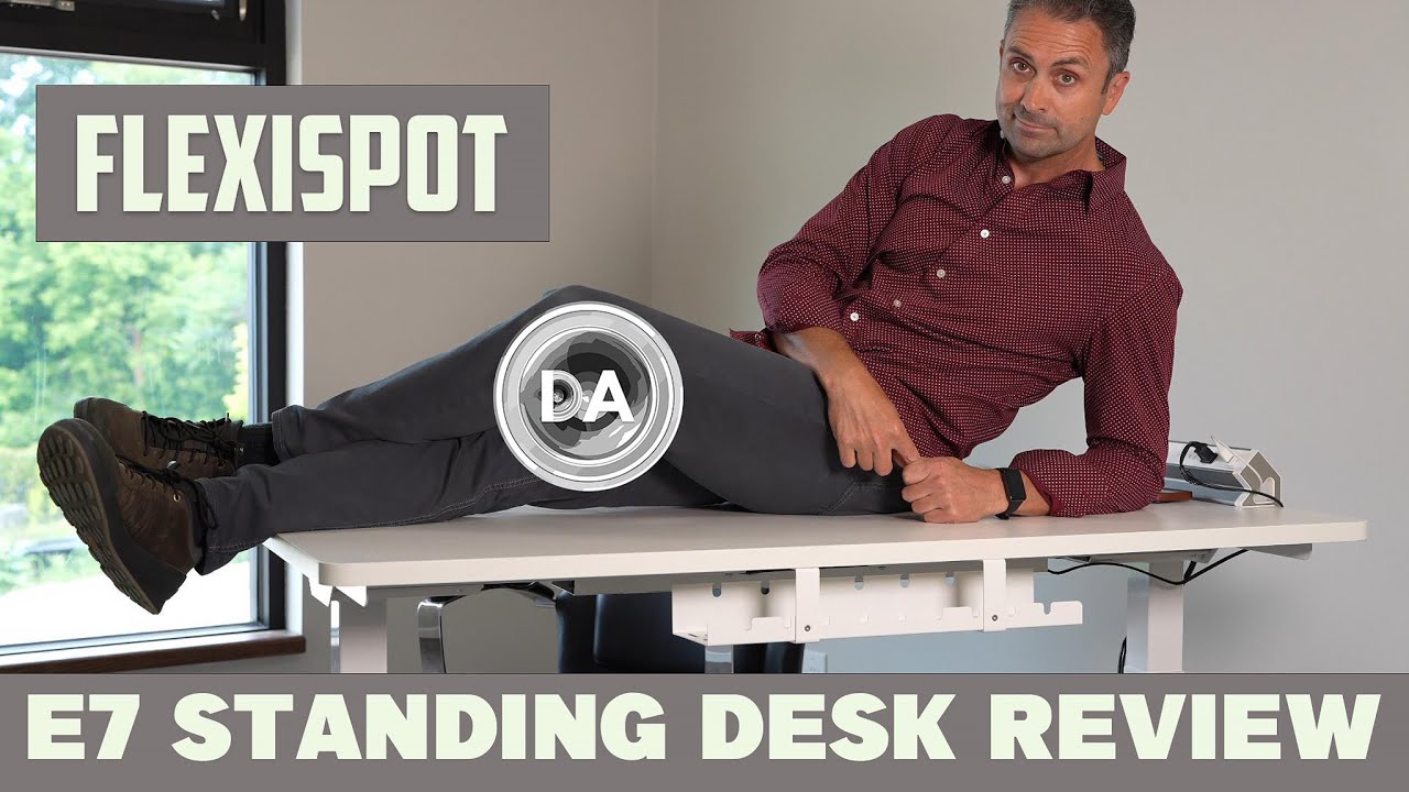 Video thumbnail for FlexiSpot E7 Pro Plus Powered Standing Desk | Office Versatility