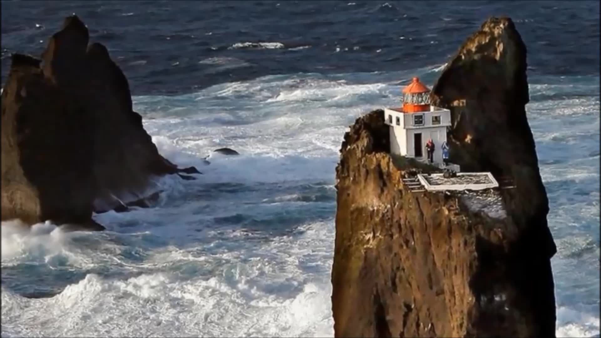 Video thumbnail for Thridrangar lighthouse - Discover one of the most isolated active structures in the world.