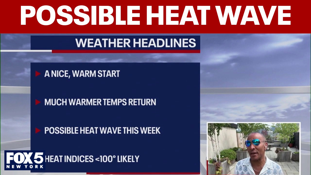 Video thumbnail for NYC weather forecast: Heat wave on the way this week?