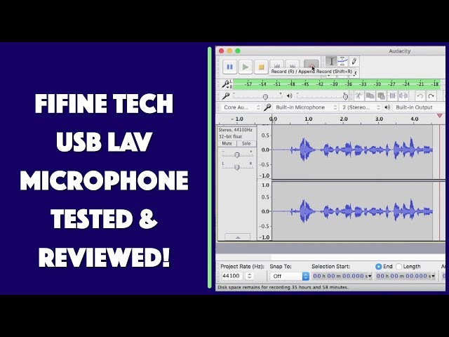 Video thumbnail for Fifine Tech USB Lavalier Microphone - TESTED & REVIEWED