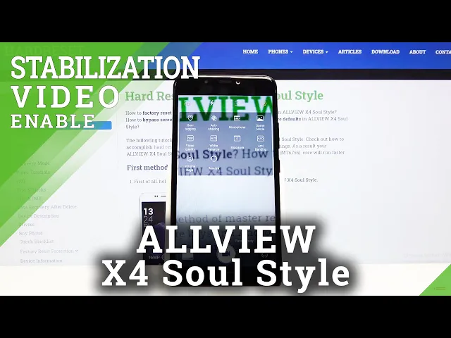 Video thumbnail for How to Activate Image Stabilization in ALLVIEW X4 Soul Style – Image Stabilization