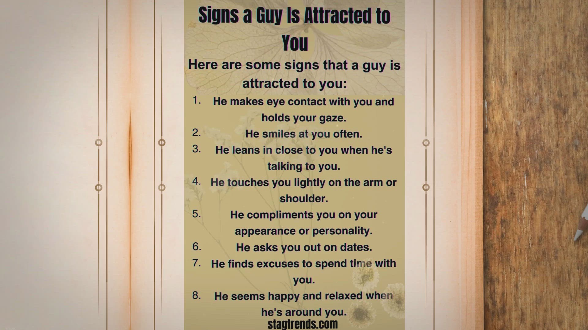Video thumbnail for Signs a Guy Is Attracted to You, Signs he likes you but is hiding it