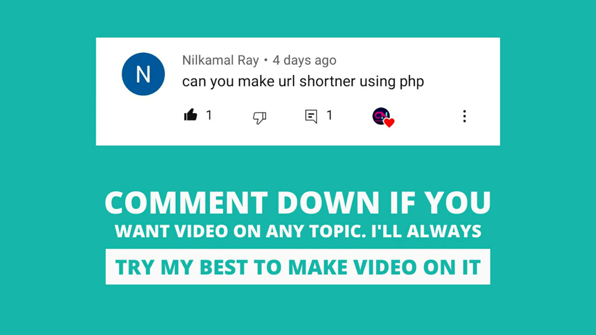 'Video thumbnail for URL Shortener Website using PHP with MySQL & JavaScript'