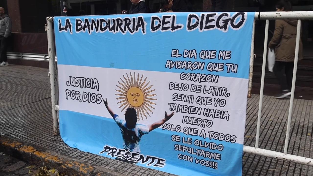 Video thumbnail for Argentina: Hearing continues in Maradona death trial in Argentina.