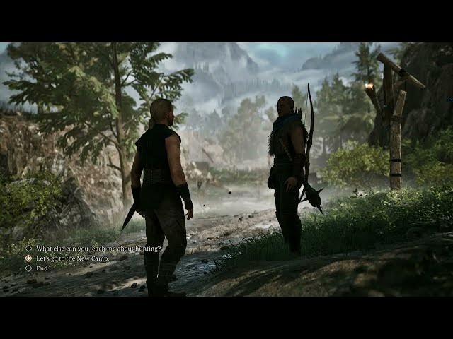 Video thumbnail for Gothic Remake - Chapter 1 Follow Diego: Equip and Use Shortbow on Juvenile Scavenger Near By
