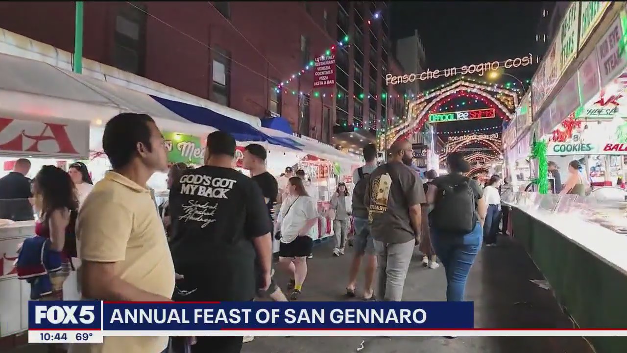 'Video thumbnail for Annual Feast of San Gennaro'