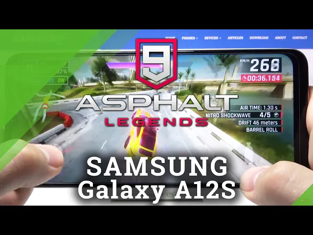 Video thumbnail for Samsung Galaxy A12s - Asphalt 9 on Highest Graphic Settings