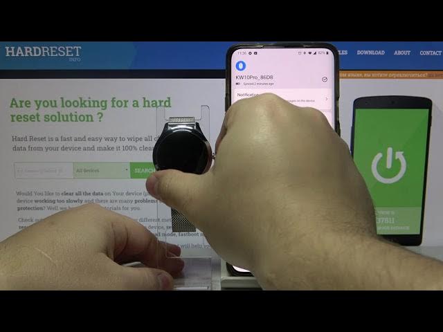 Video thumbnail for How to Activate DND Mode in KINGWEAR KW10 Pro – Change Audio Profile