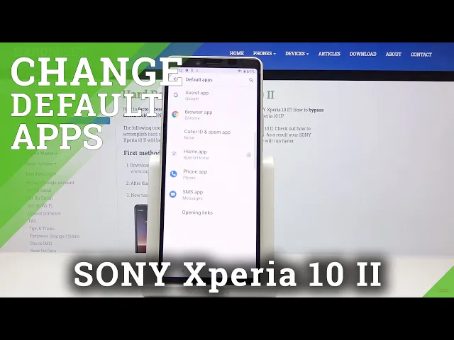 Video thumbnail for How to Change Default Apps in SONY Xperia 10 II – Manage Default Apps