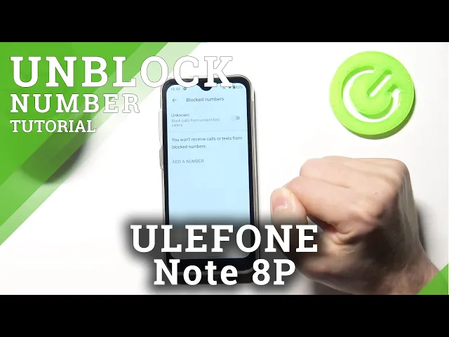 Video thumbnail for Unblock Contact - ULEFONE Note 8P & Allow Number to Call