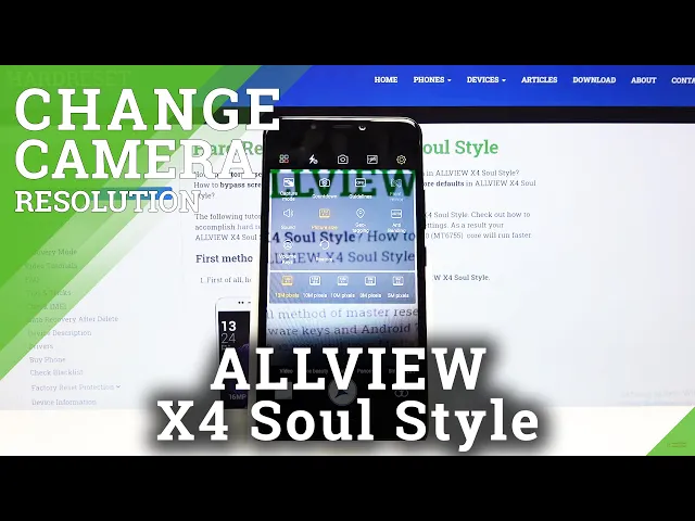 Video thumbnail for How to Change Photo Resolution in ALLVIEW X4 Soul Style – Camera Settings