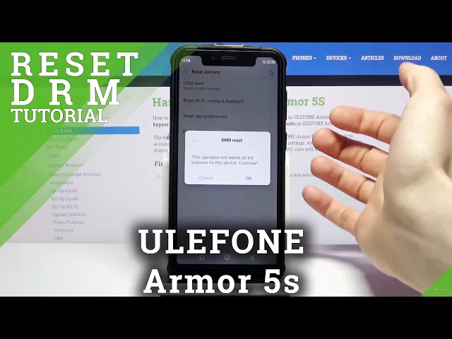 Video thumbnail for How to Reset  DRM in ULEFONE Armor 5s – Restore Digital Rights Managements