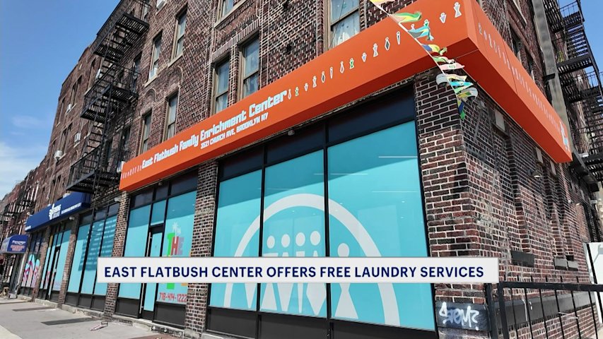 Video thumbnail for East Flatbush center offers free laundry services