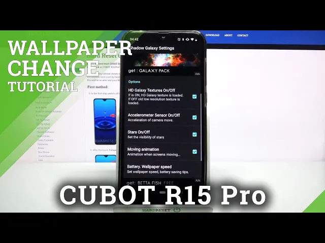 Video thumbnail for CUBOT R15 Pro Download and Apply Live wallpaper Shadow Galaxy