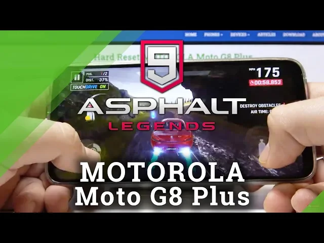 Video thumbnail for Asphalt 9 on MOTOROLA Moto G8 Plus – Gaming Quality