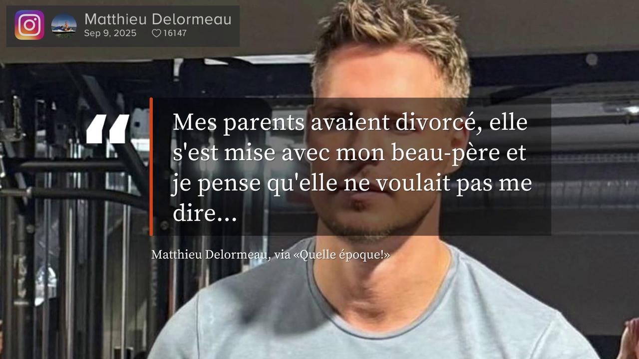 Video thumbnail for Matthieu Delormeau a subi un traumatisme qu'il estime être à l'origine de son mal-être.