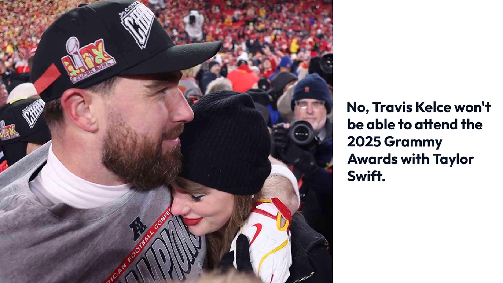 Video thumbnail for Kelce Chooses Super Bowl Over Grammys