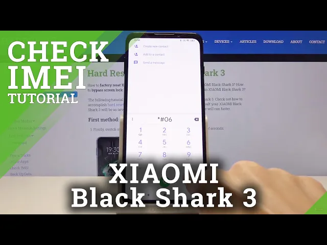 Video thumbnail for How to Check IMEI & SN in XIAOMI Black Shark 3 – Find Phone Special Numbers