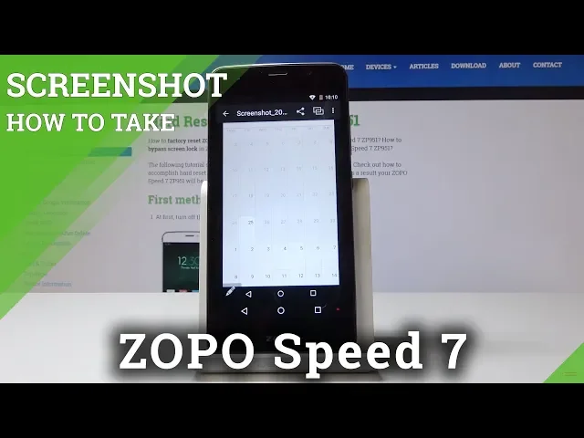 Video thumbnail for How to Take Screenshot in ZOPO Speed 7 - Locate Screenshot Folder