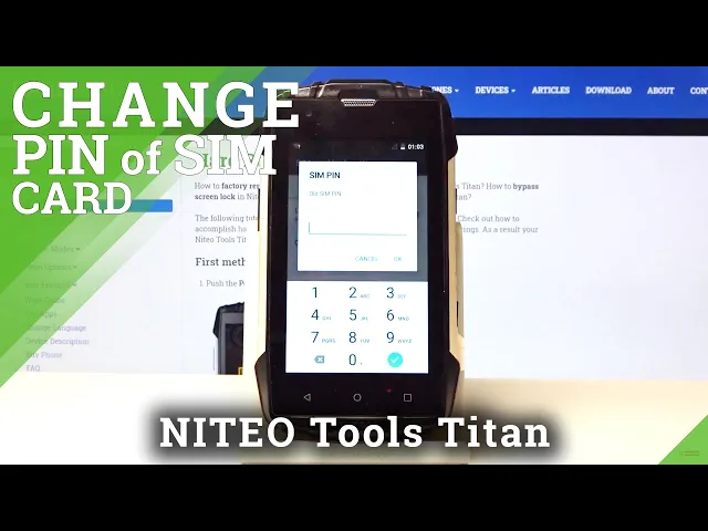 Video thumbnail for How to Add a PIN to SIM of Niteo Tools Titan - Set Up SIM Lock