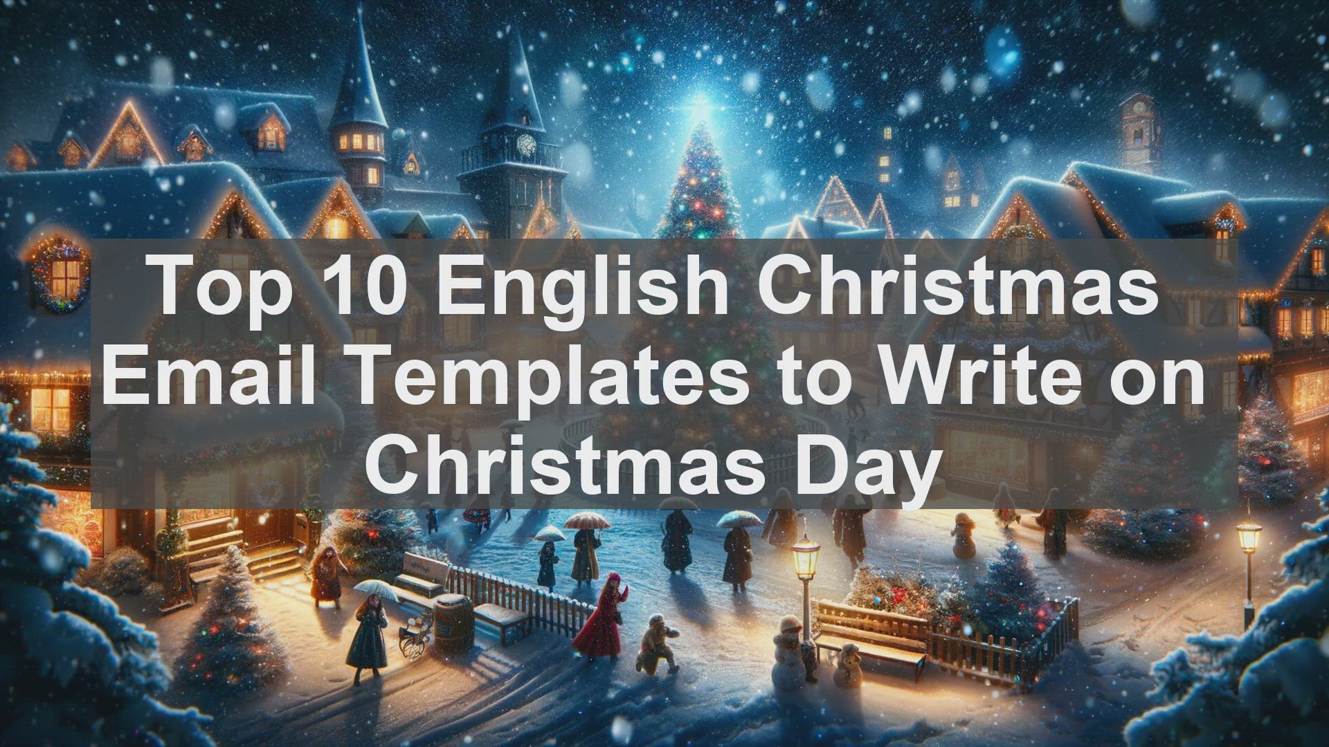 'Video thumbnail for Top 10 English Christmas Email Templates to Write on Christmas Day'