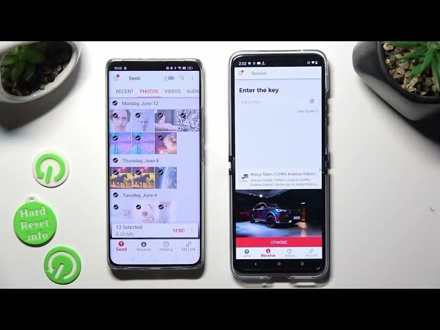 Video thumbnail for How to Transfer files from Realme Device to Motorola Razr 40 Ultra -  Send Anywhere App