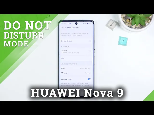 Video thumbnail for How to Activate Do Not Disturb Mode on HUAWEI Nova 9 - Turn On DND Mode